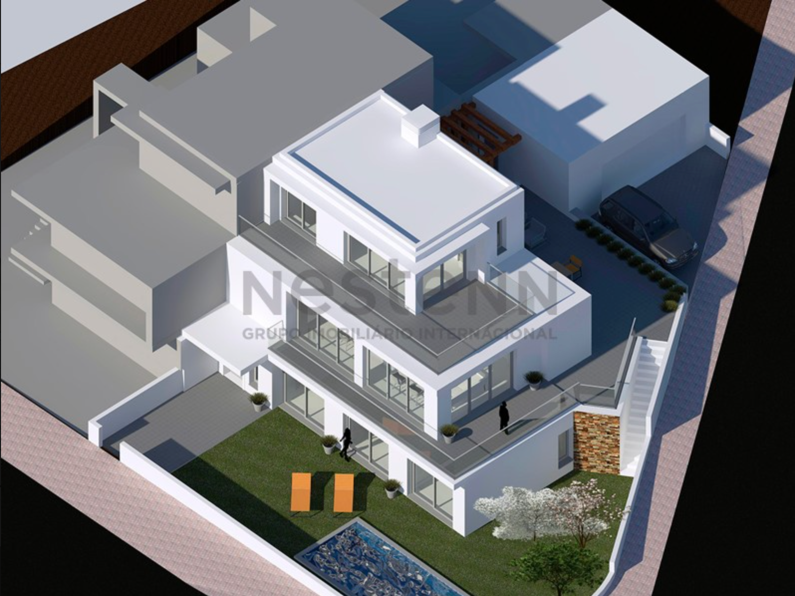 Maison 4 chambres avec piscine à Praia da Areia Branca