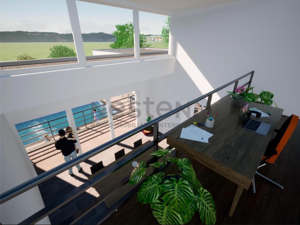 Terrain avec projet à 600 m de la plage