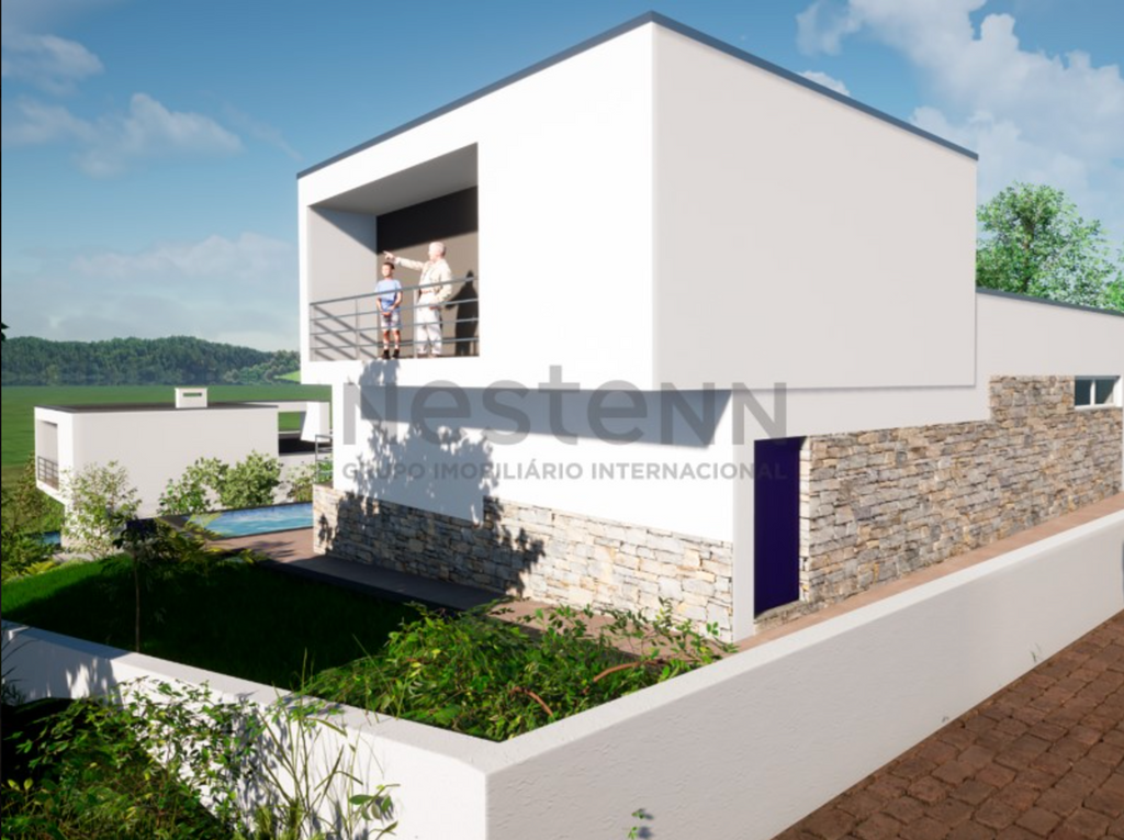 Terrain avec projet à 600 m de la plage